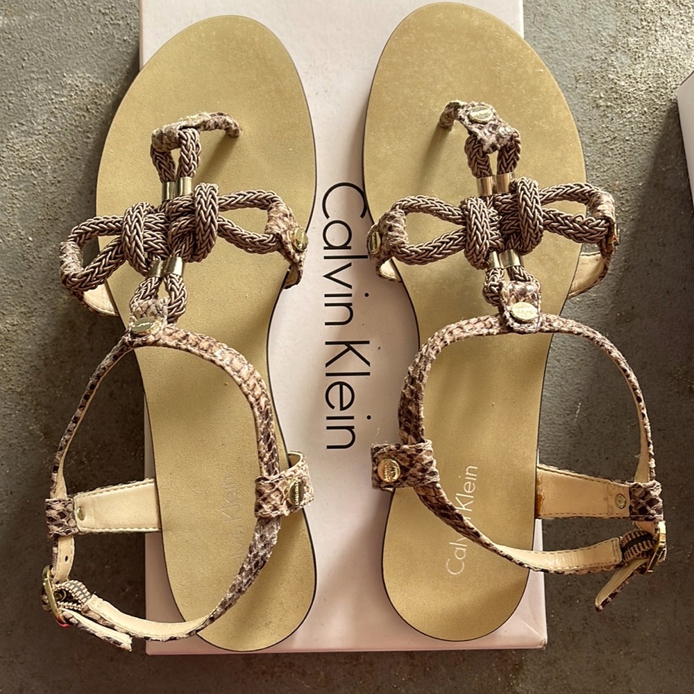 Calvin Klein Sandals size 7